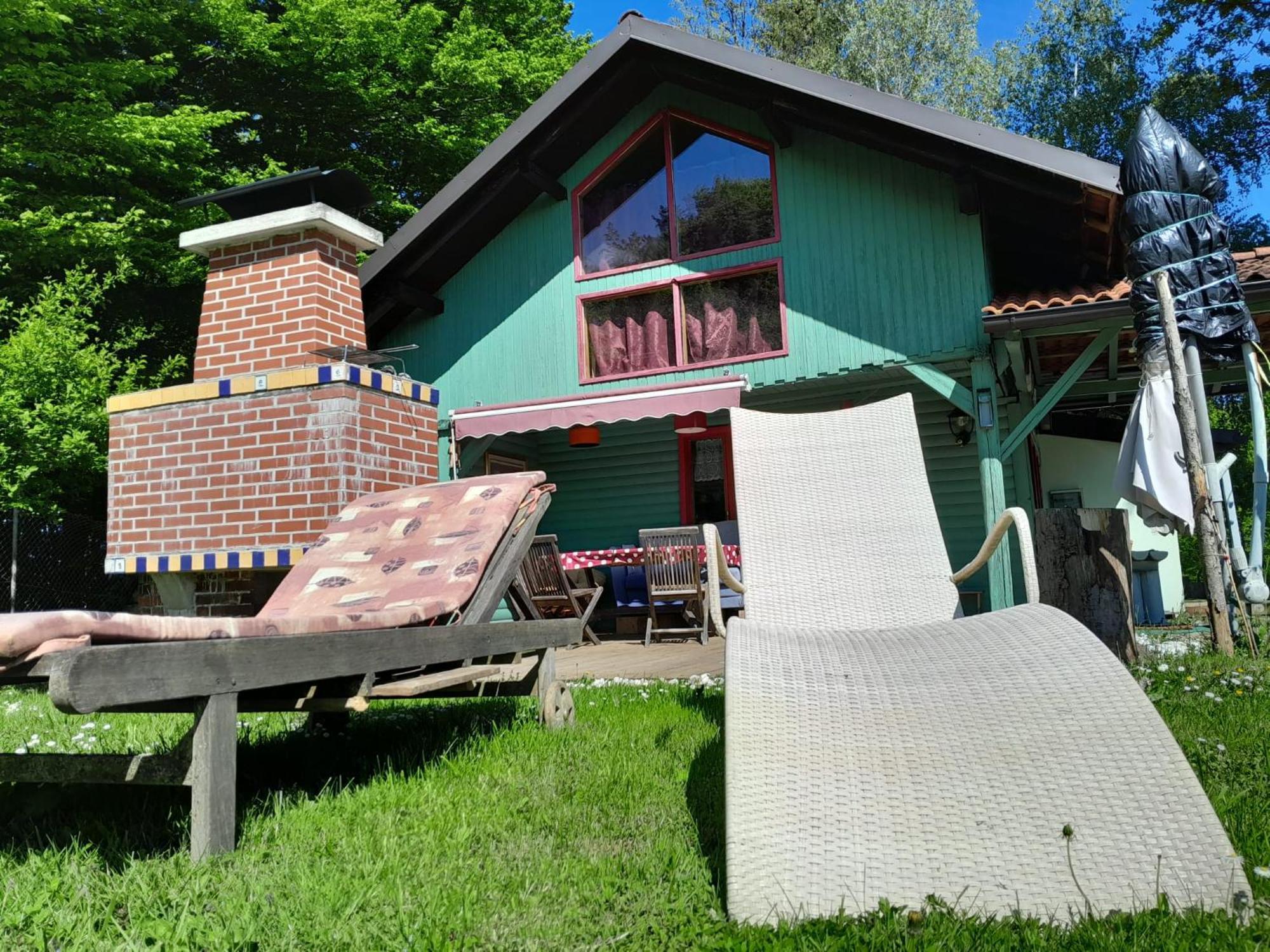 Fairytale Wooden House By Ljubljana Villa Grosuplje Eksteriør billede