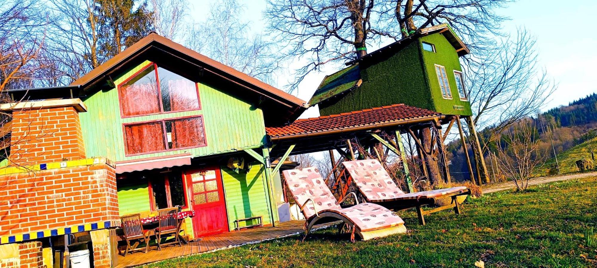 Fairytale Wooden House By Ljubljana Villa Grosuplje Eksteriør billede
