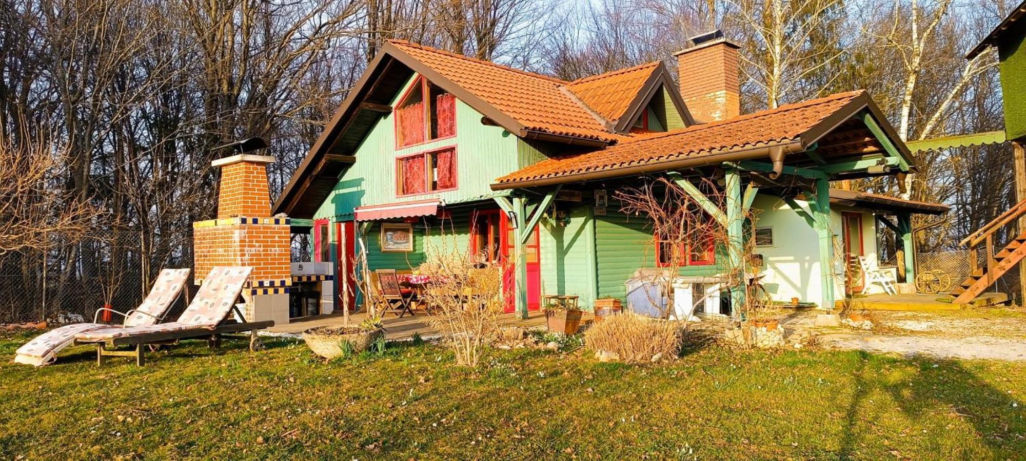 Fairytale Wooden House By Ljubljana Villa Grosuplje Eksteriør billede